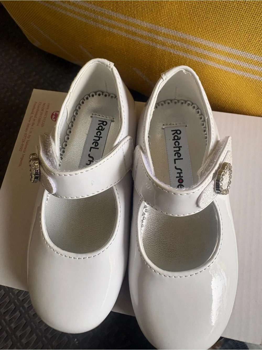 White Patent Mary Jane Dress Shoes for Kids